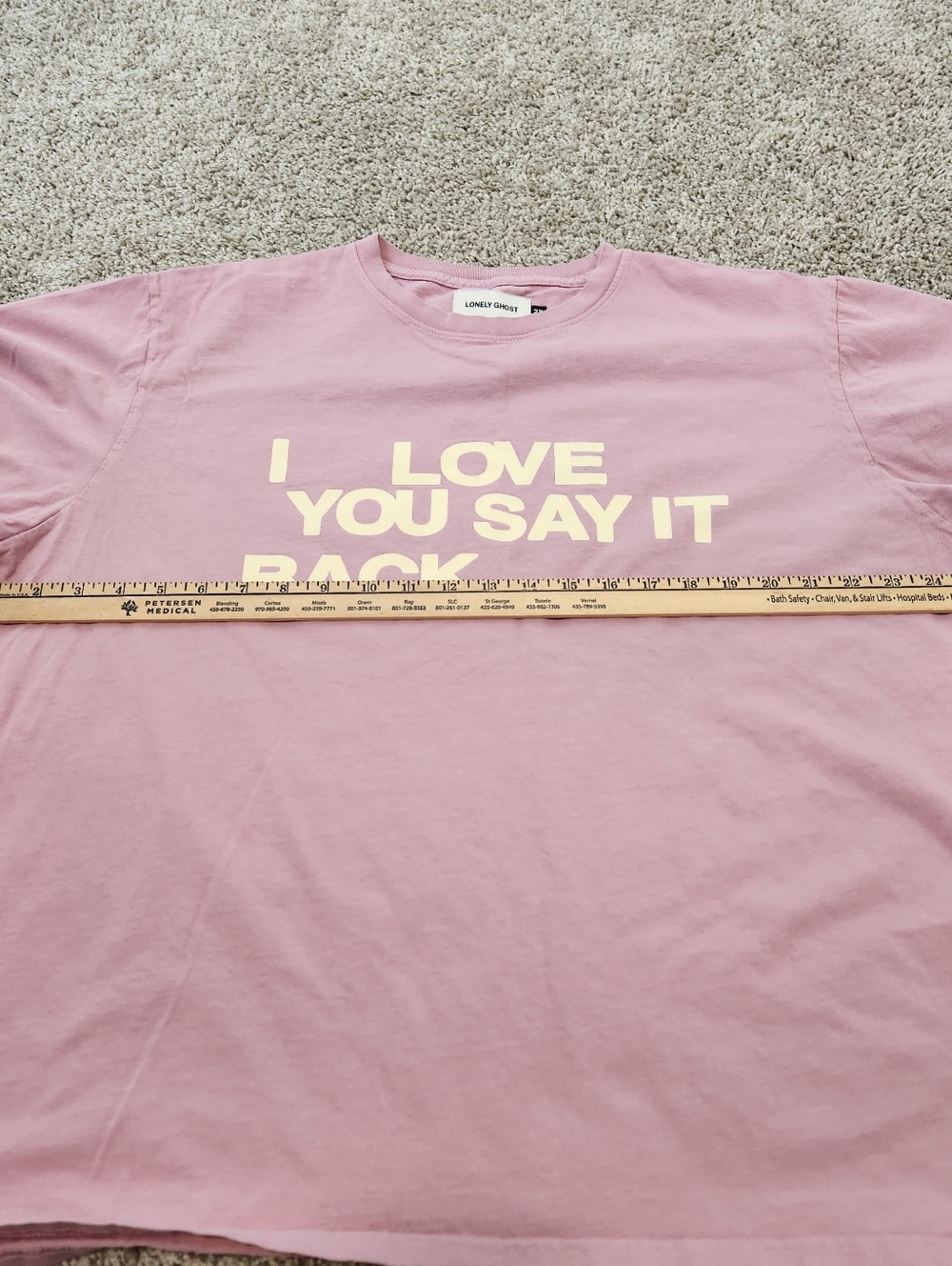 Lonely Ghost “Ways to Say I Love You” T Shirt Size 2X - Picture 4 of 5